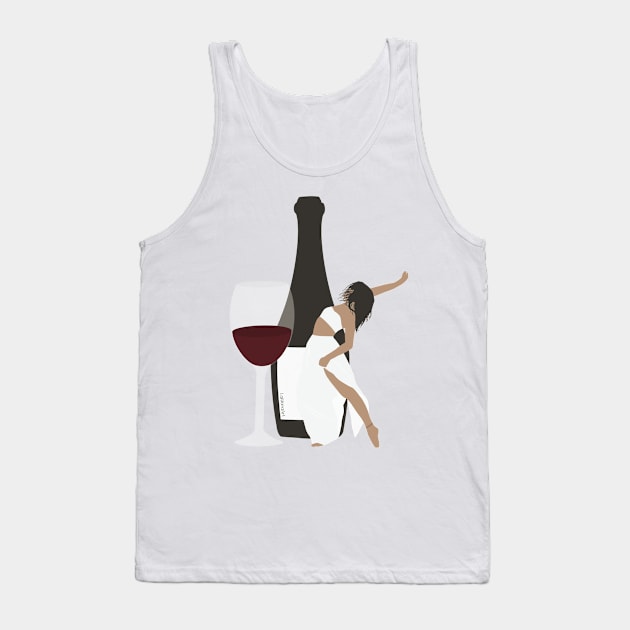 Dancing with my love Tank Top by LaMonitaStudio